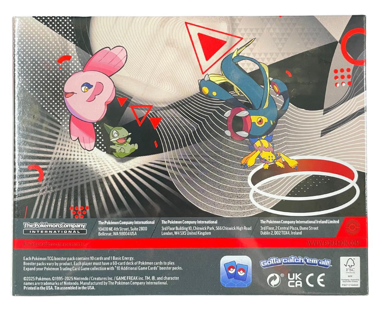 Pokemon Scarlet & Violet Unova 8 Mini Tin Display Box