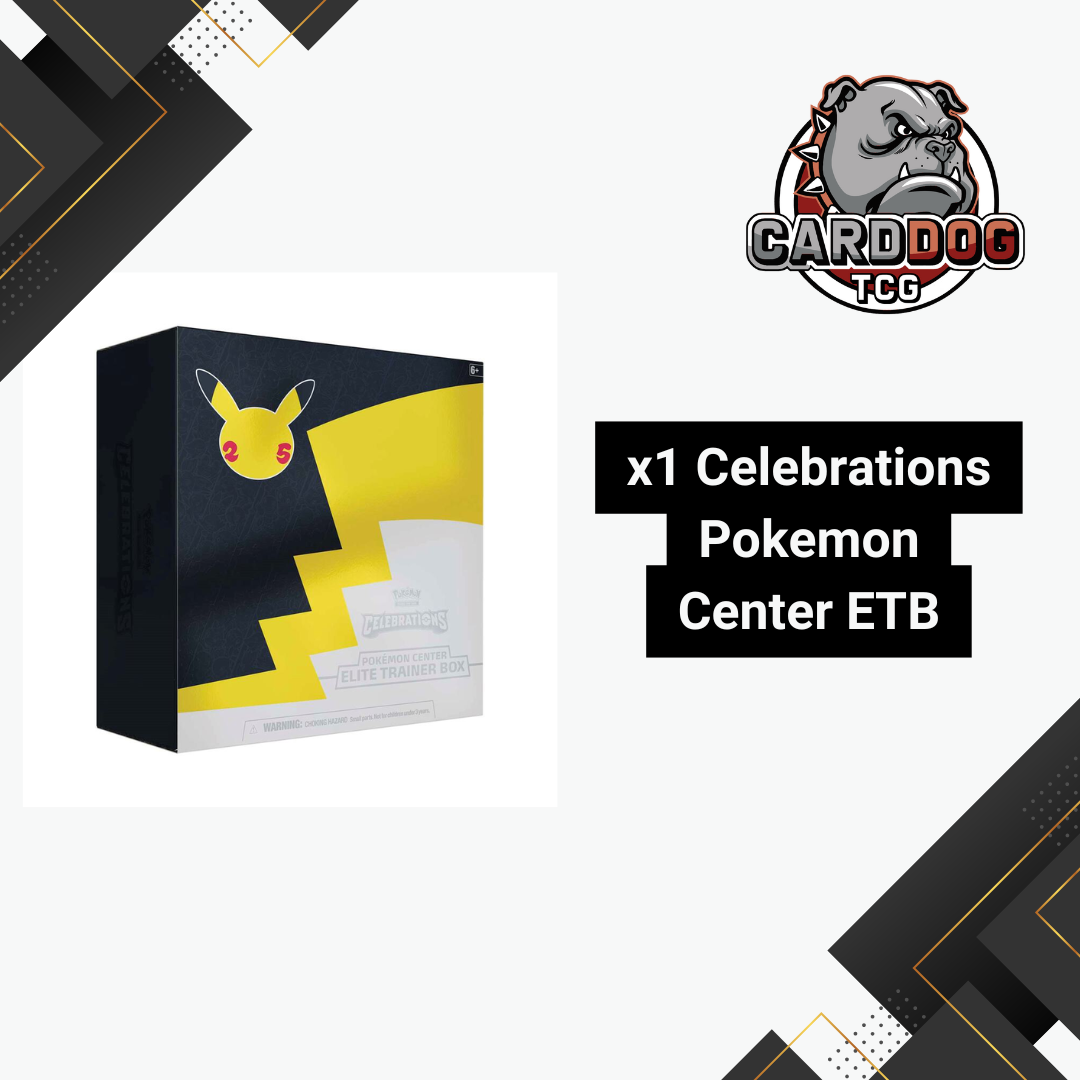 Pokemon Celebrations Pokemon Center Exclusive ETB