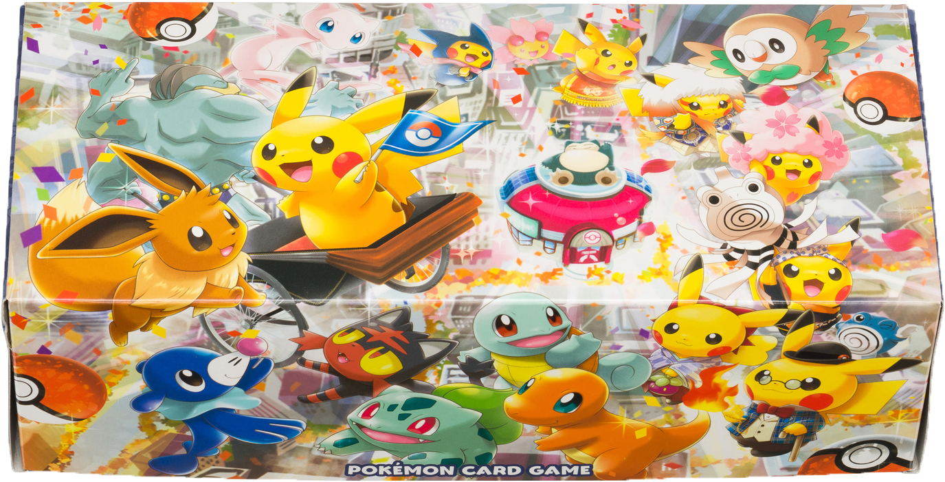 Japanese Pokémon - Pokémon Center Tokyo DX Special Box (Hakama & Firefighter Pikachu) [2018 Pokémon Center Japan Exclusive]