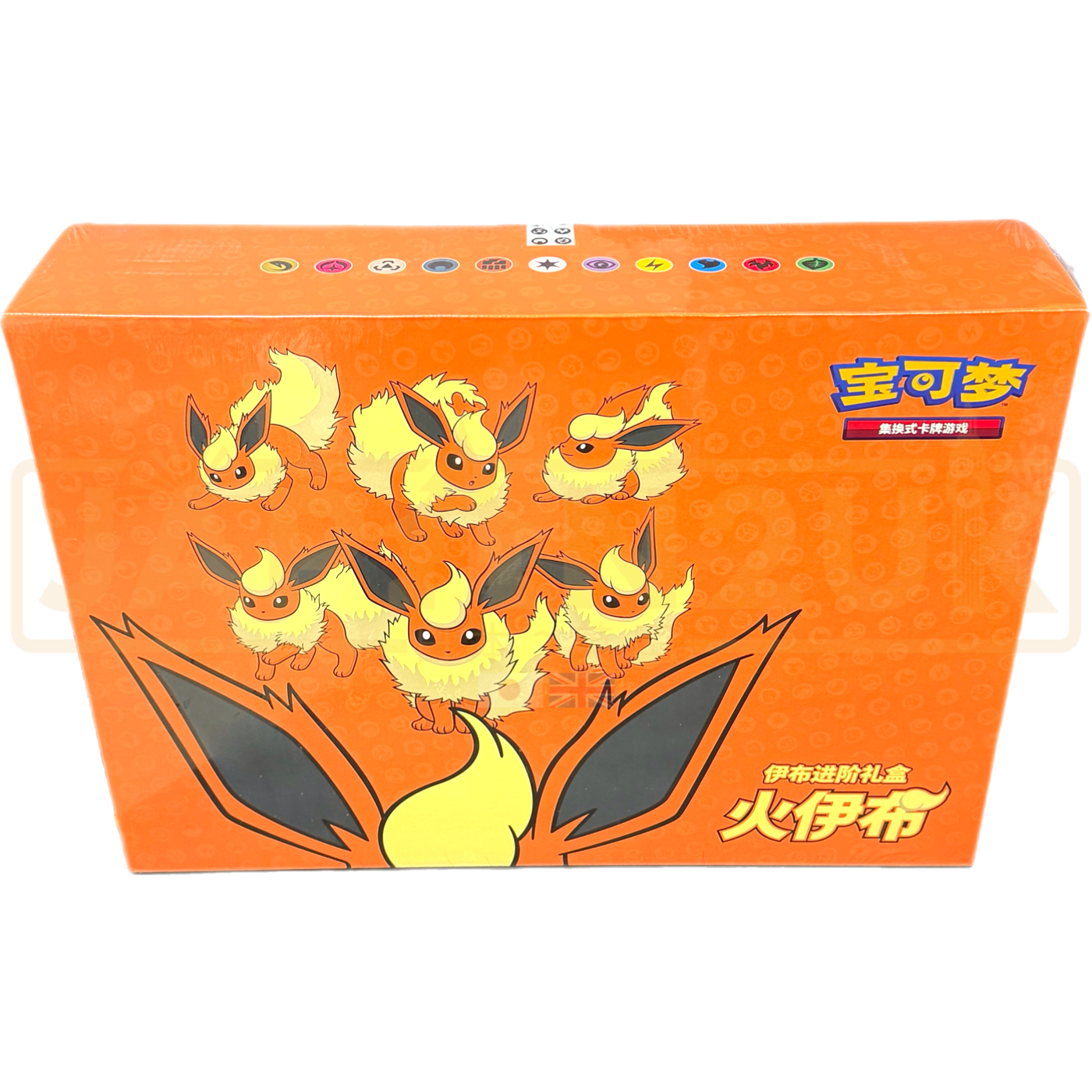 Pokemon Flareon Fire GX Simplified Chinese Gift Box