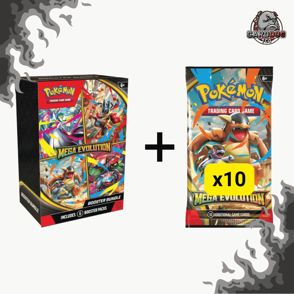 Pokemon Mega Evolution Booster Bundle and 10 Booster Packs