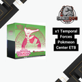 Pokemon Scarlet & Violet Pokemon Center Temporal Forces [Iron Leaves] Elite Trainer Box (ETB)