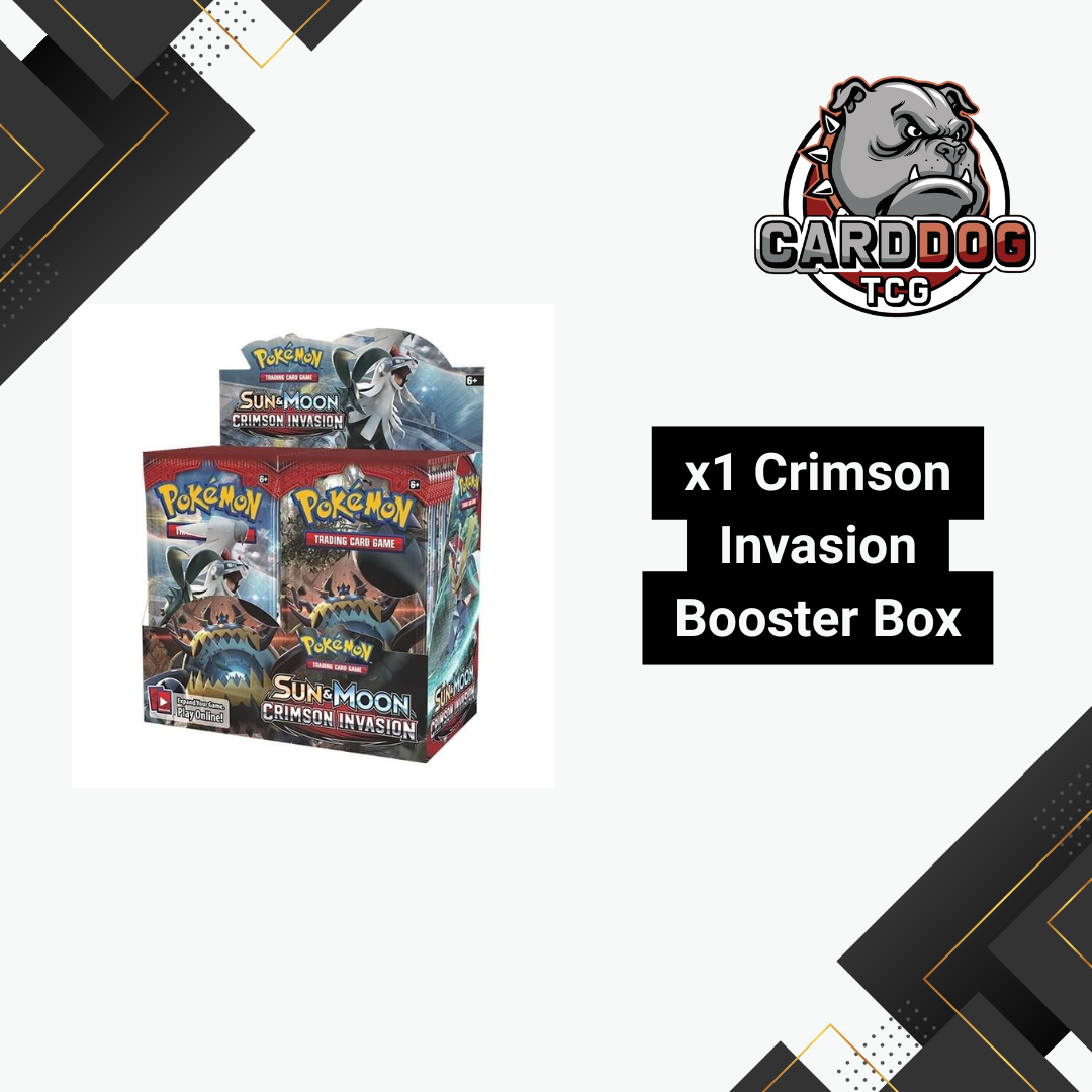 Pokemon Sun & Moon Crimson Invasion Booster Box