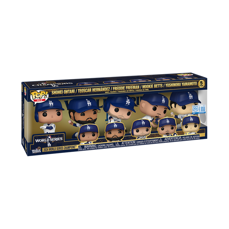 Funko MLB - Los Angeles Dodgers 2024 MLB World Series Champions 5-Pack - #89163 - Shohei Ohtani
