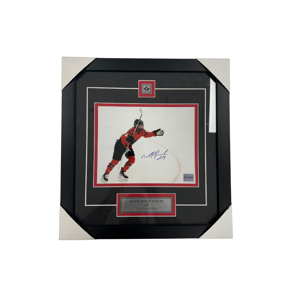 Cadre Photo De Hockey Autographié - Marie-Philip Poulin (16 x 17)
