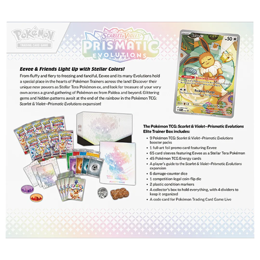 Scarlet & Violet: Prismatic Evolutions - Elite Trainer Box