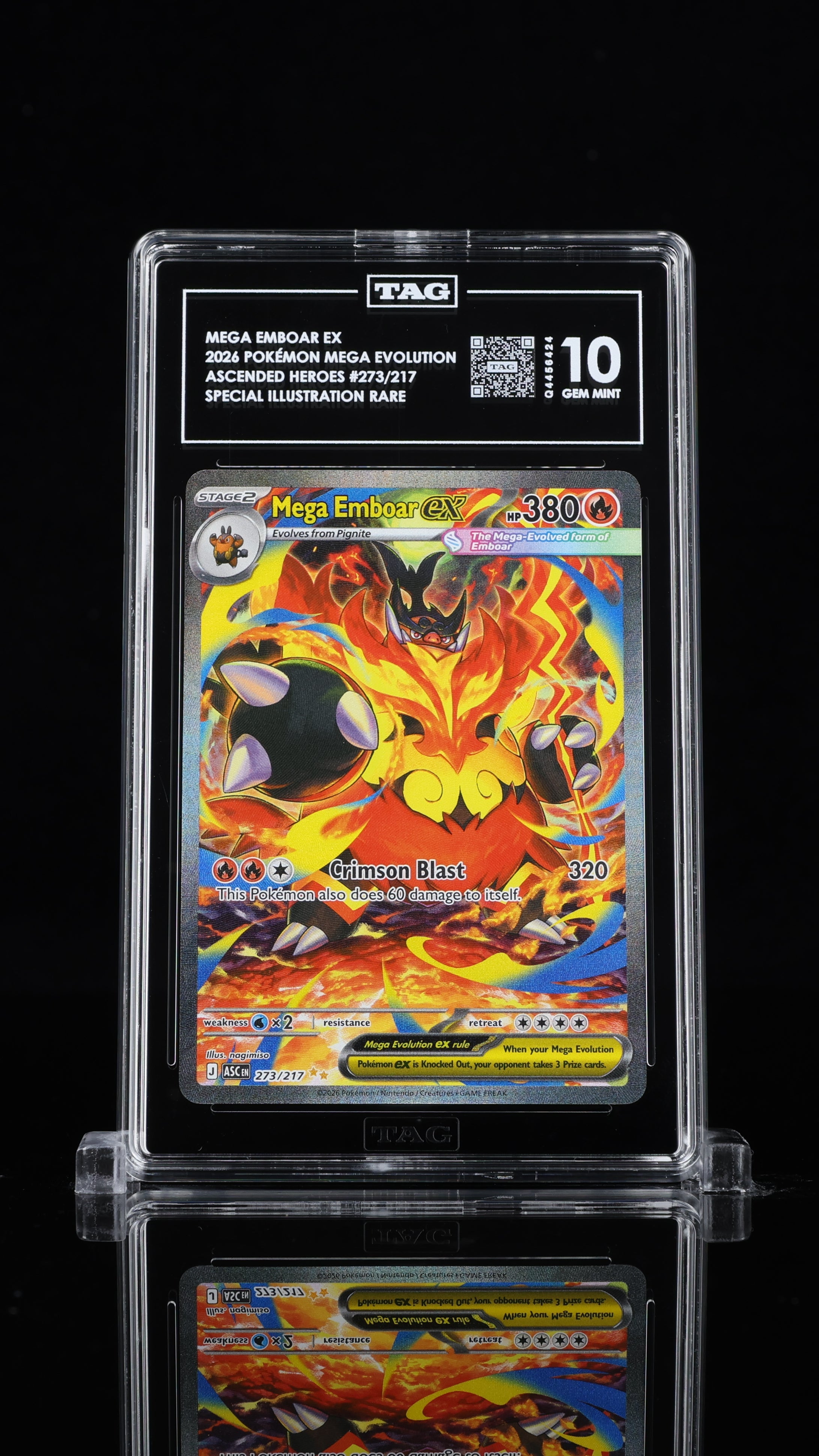 Mega Emboar ex SIR #273 TAG 10