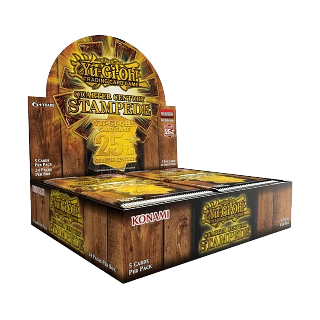 Quarter Century Stampede Booster Box Display