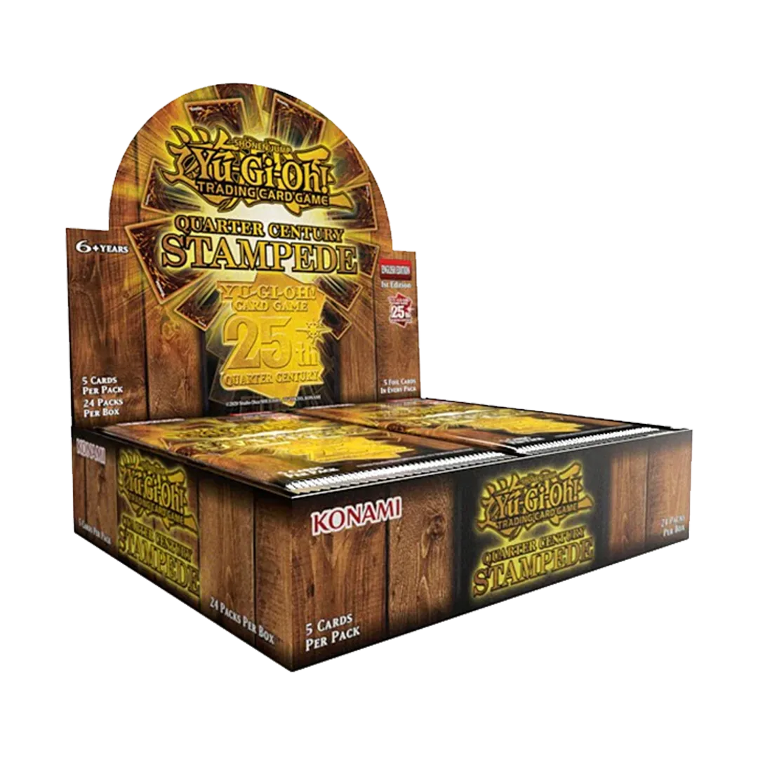 Quarter Century Stampede Booster Box Display