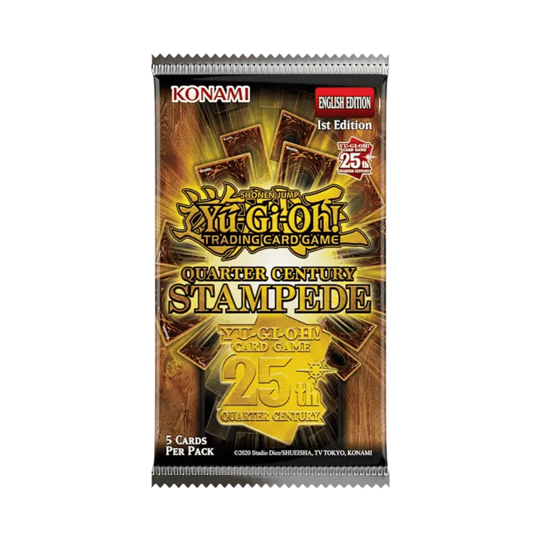 Quarter Century Stampede Booster Box Display