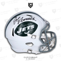 Joe Namath New York Jets Autographed Fanatics Authentic Riddell 1965-77 Throwback Speed Replica Helmet