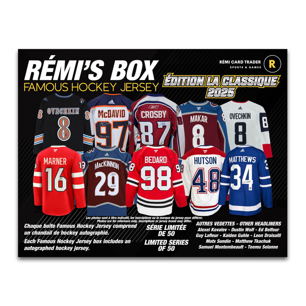 Rémi's Box Famous Hockey Jersey - Édition La Classique Rémi Card 2025