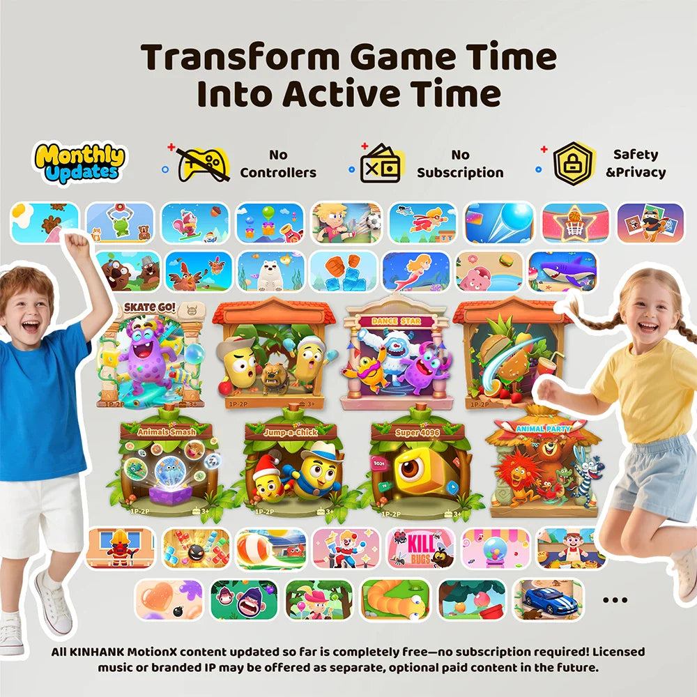 KINHANK MotionX Video Game Console for Kids & Families