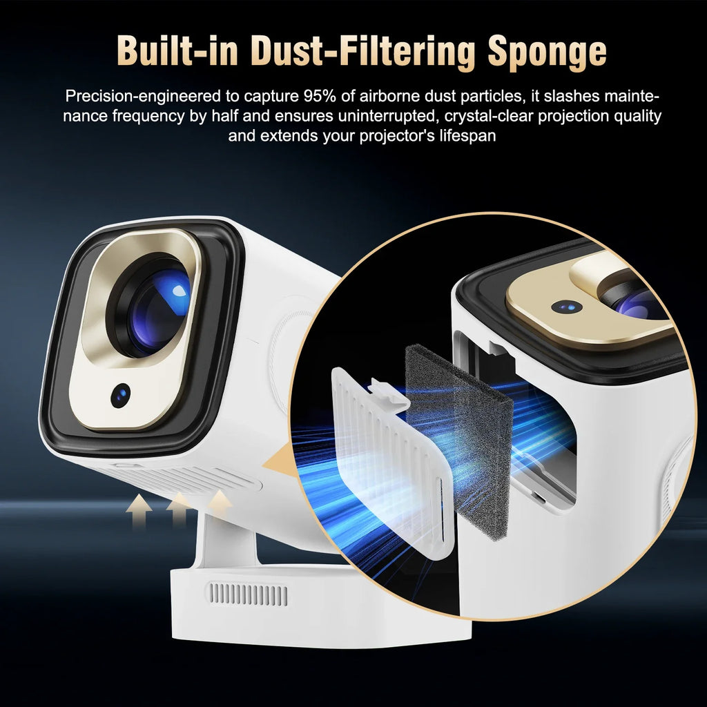 Magcubic Projector HY310 Auto Focus 4K Native 1080P 330ANSI Android11 5W Speaker Air Mouse Voice Assistant Upgrated HY300