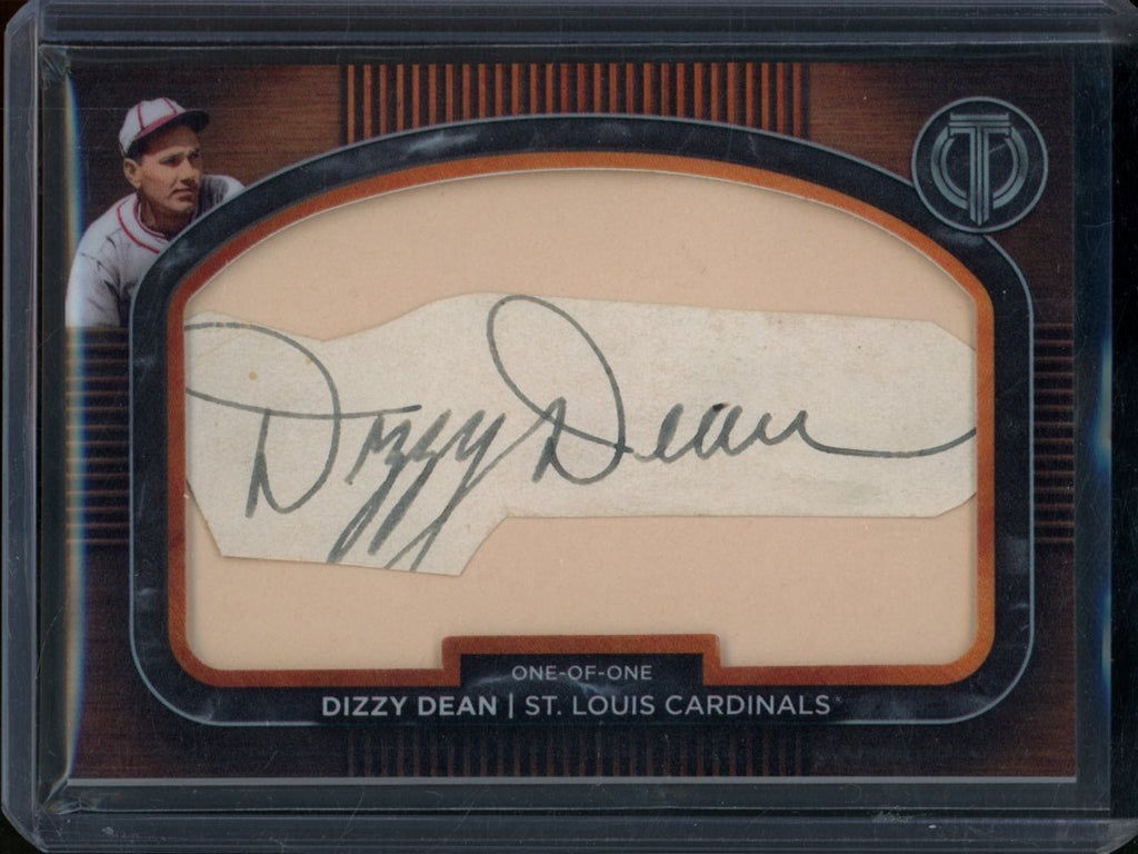 2025 Topps Tribute Dizzy Dean Cooperstown Cut Auto 1/1 Cardinals