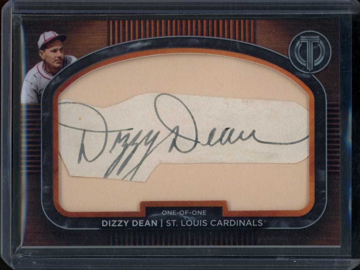 2025 Topps Tribute Dizzy Dean Cooperstown Cut Auto 1/1 Cardinals