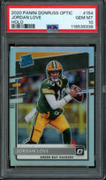 2020 Panini Donruss Optic Jordan Love Rated Rookie Holo PSA 10 Packers