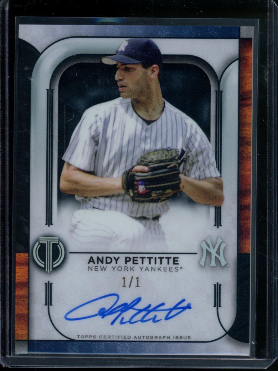2022 Topps Tribute Andy Pettitte Auto 1/1 Yankees