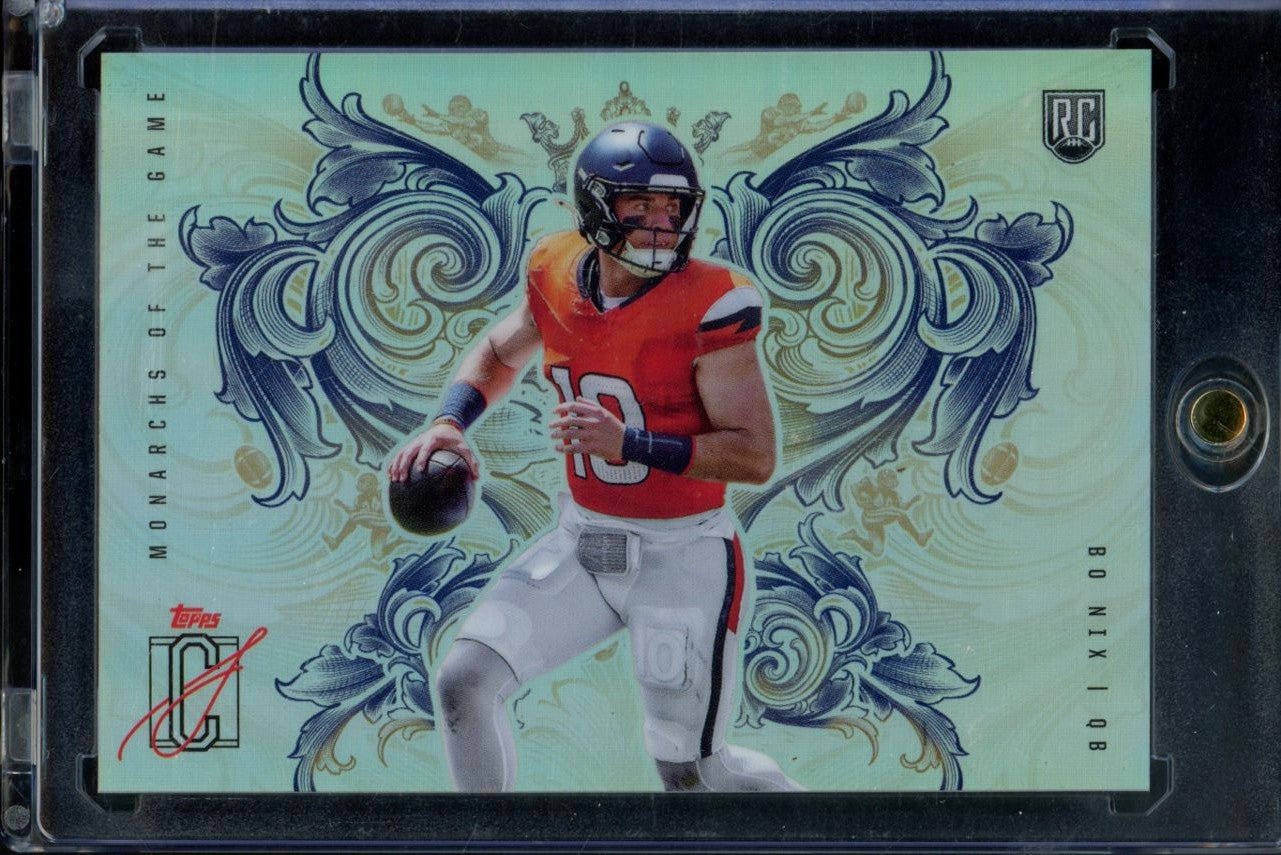2024 Topps Signature Class Bo Nix Monarchs Of The Game Rookie SSP Broncos