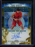 2025 Topps Chrome Yang Hansen Rookie Stratospheric Autograph Gold /50 Trail Blazers