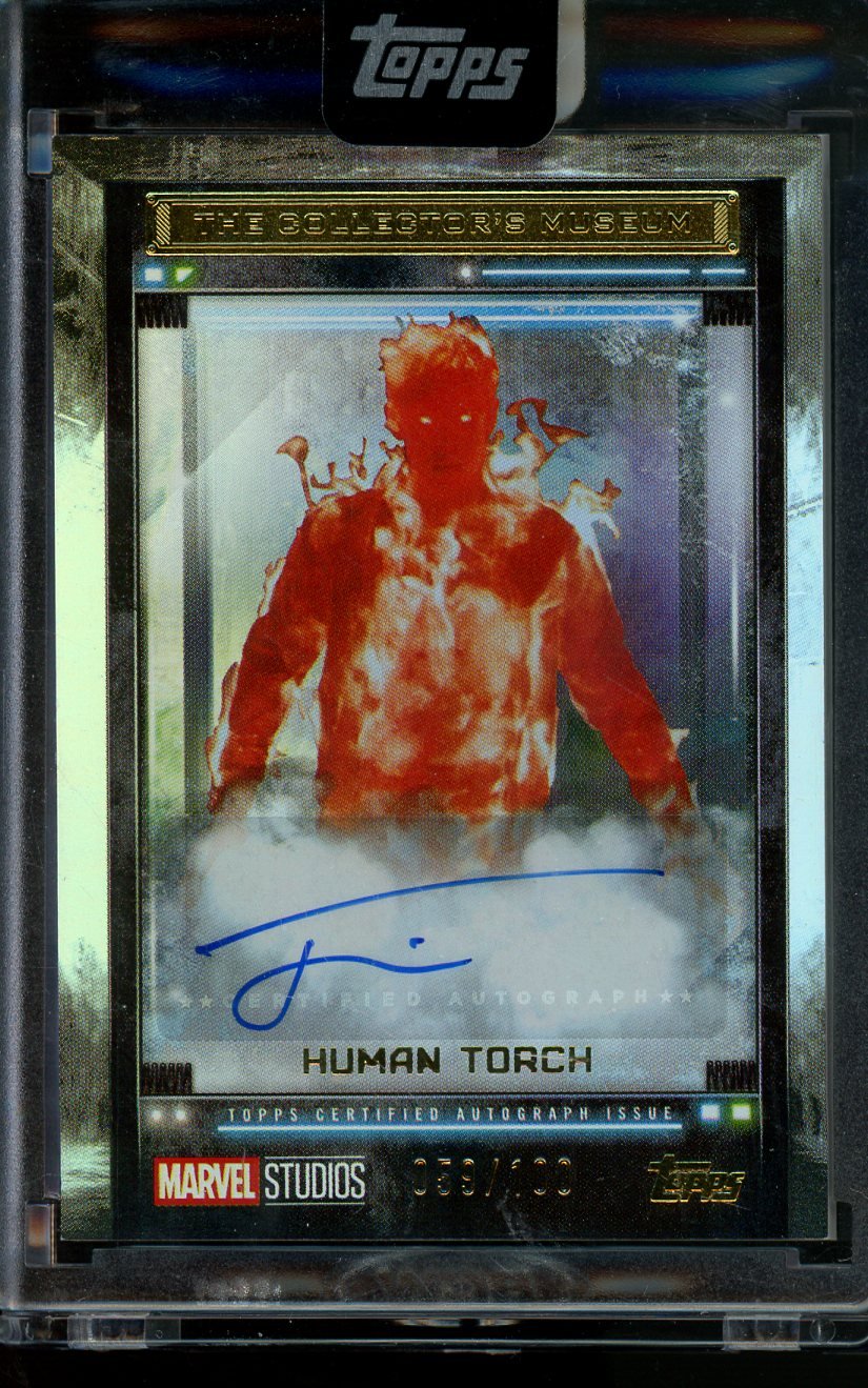 2025 Topps Marvel Joseph Quinn / Human Torch Autograph Refractor /100