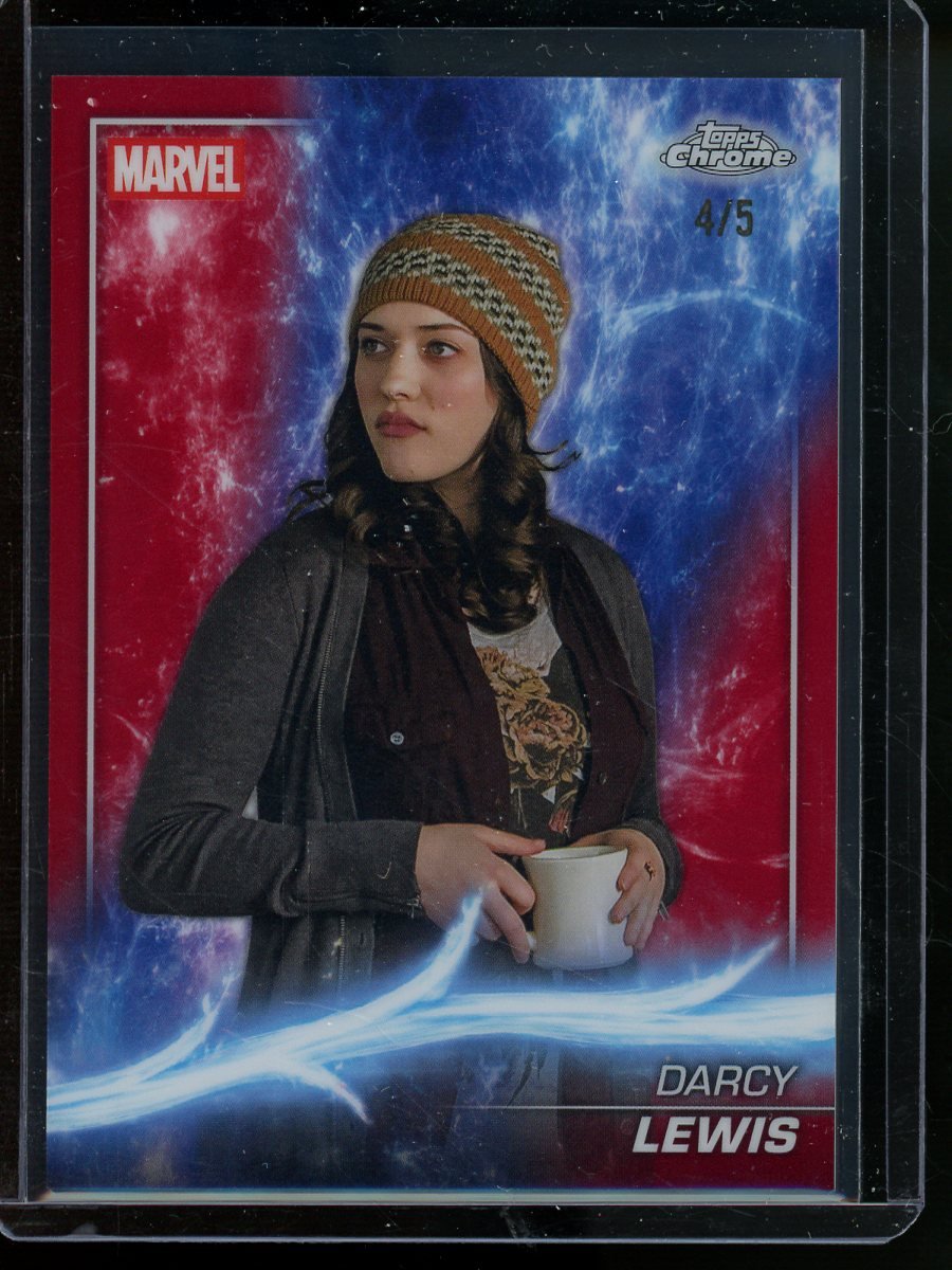 2025 Topps Chrome Darcy Lewis Red Refractor /5 Thor
