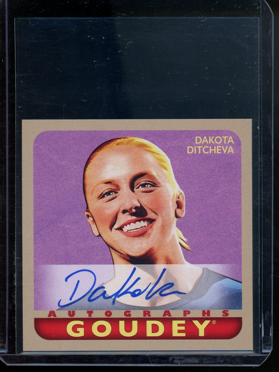 2025 Upper Deck Goodwin Champions Dakota Ditcheva Goudey Autograph UFC
