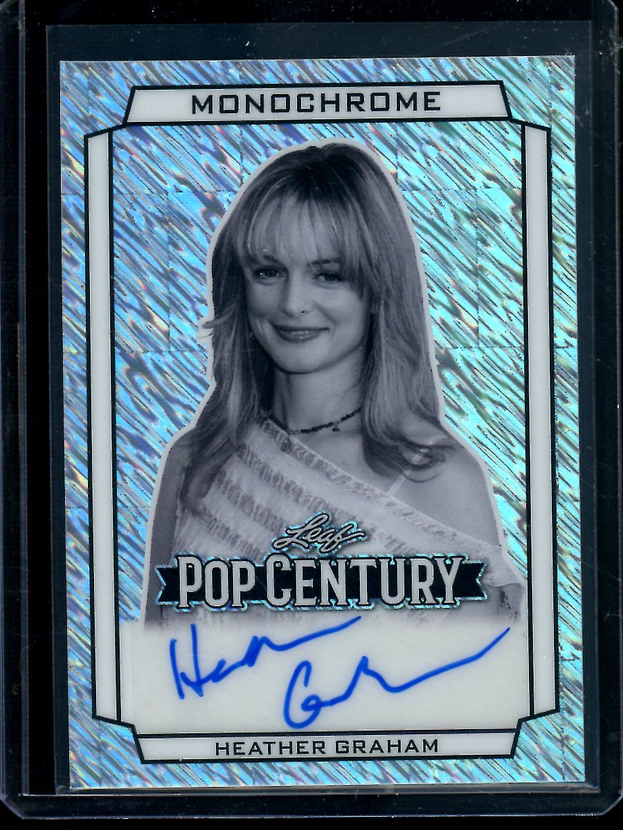 2026 Leaf Pop Century Heather Graham Monochrome Autograph 1/1 Twin Peaks