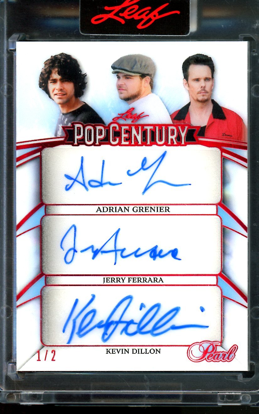 2026 Leaf Pop Century Grenier / Ferrara / Dillon / Connolly / Piven Autographs /2 Entourage
