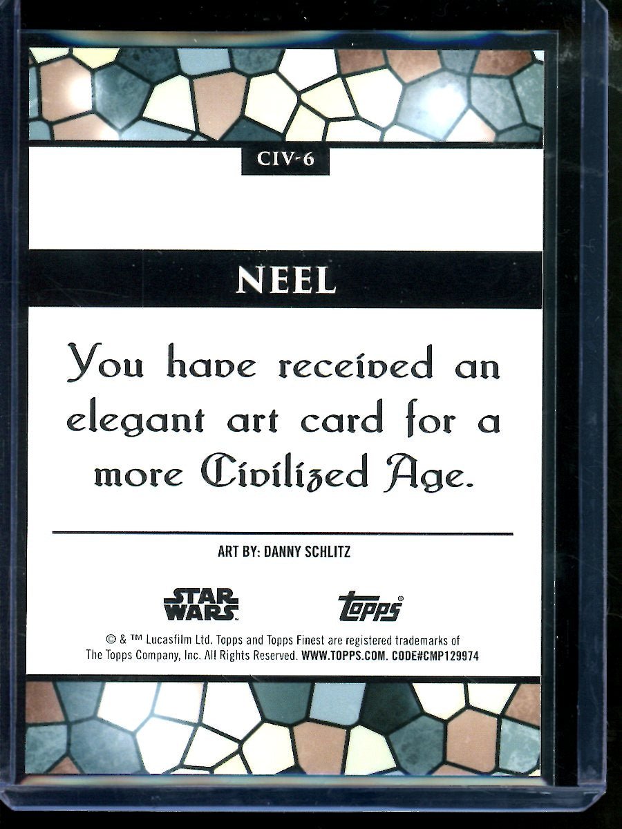 2026 Topps Finest Neel Elegant Art Card SP Star Wars