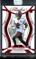 2025 Panini Flawless Emeka Egbuka Ruby Rookie /25 Buccaneers
