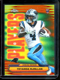 2025 Topps Chrome Tetairoa McMillan Power Players Orange Refractor /25 Rookie Panthers