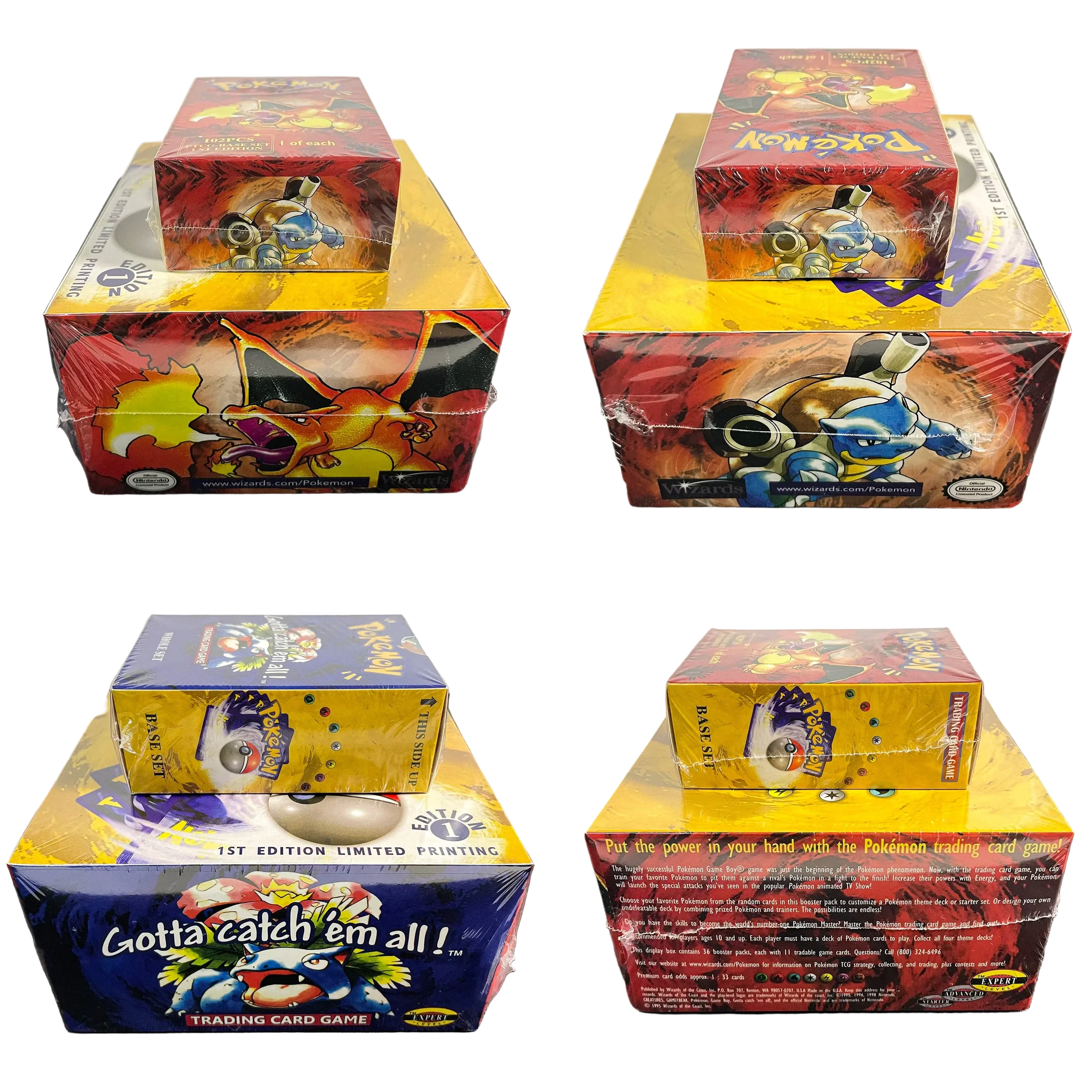 Pokémon Trading Cards Box Set 1ST Edition. Unlimited Edition