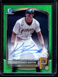 2025 Bowman Chrome Konnor Griffin Green Mojo Autograph /99 Pirates