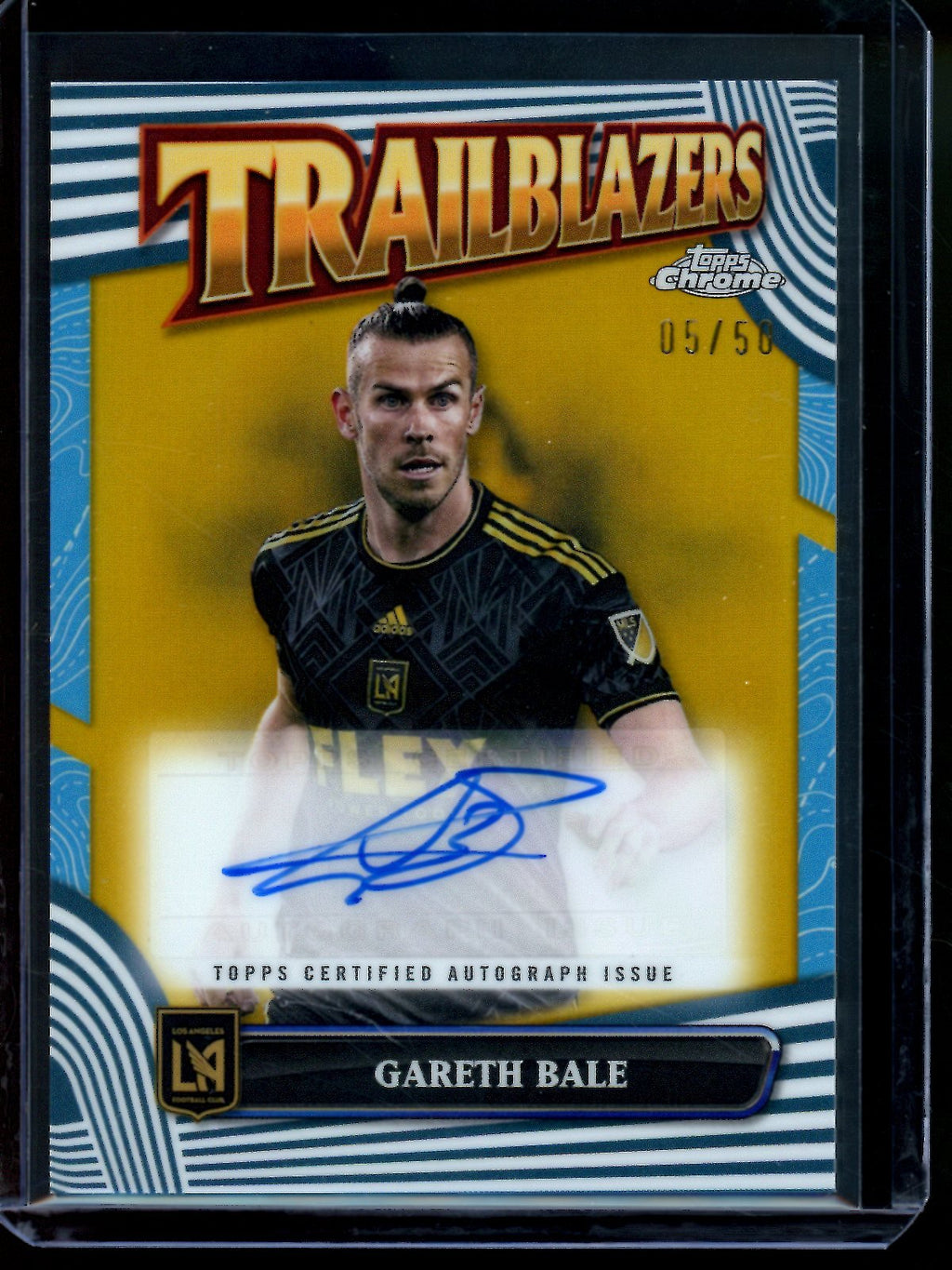 2024 Topps Chrome Gareth Bale Trailblazers Autograph Gold /50 LA