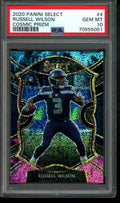 2020 Panini Select Russell Wilson Cosmic Prizm SP PSA 10 Seahawks