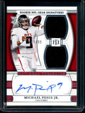 2024 Panini National Treasures Michael Penix Jr Rookie NFL Gear Signatures /99 Falcons