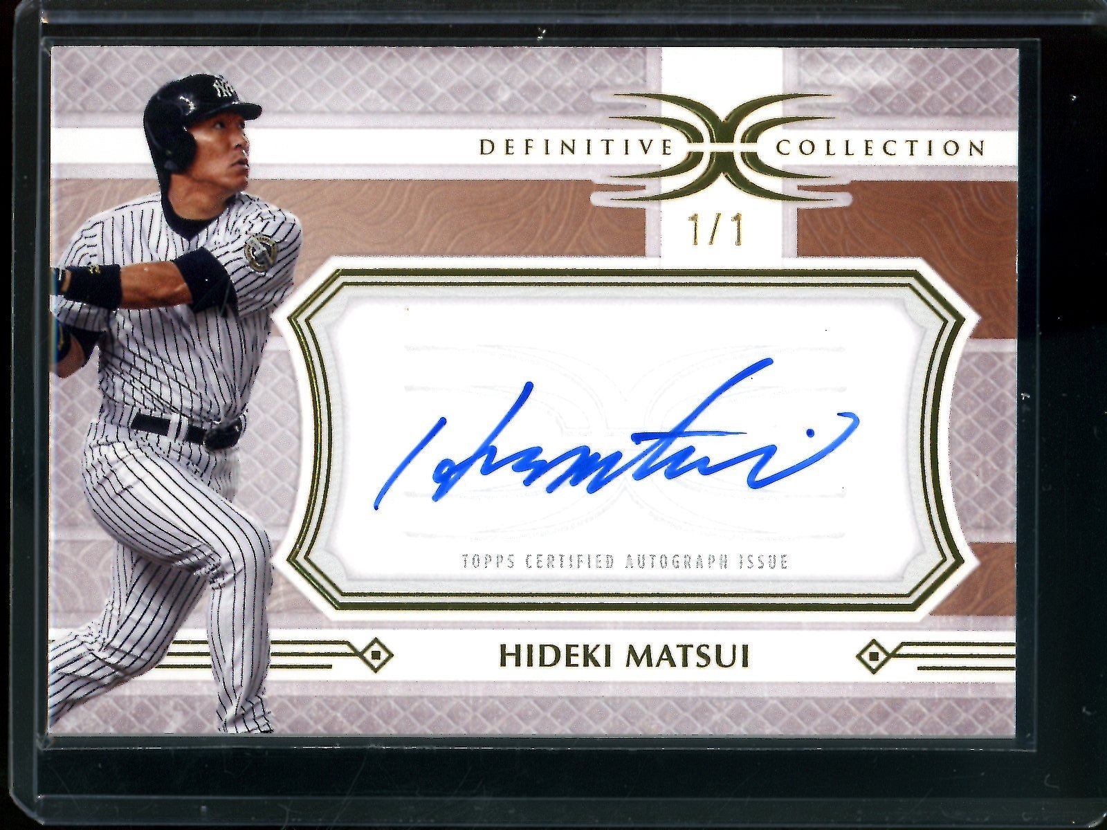 2025 Topps Definitive Hideki Matsui Legendary Autograph 1/1 Yankees