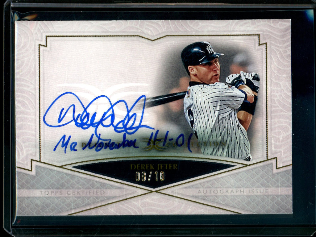 2025 Topps Definitive Derek Jeter Moments Autograph Inscription /10 Yankees