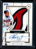 2025 Topps Definitive Chipper Jones Autograph Ultra Patch /16 Braves