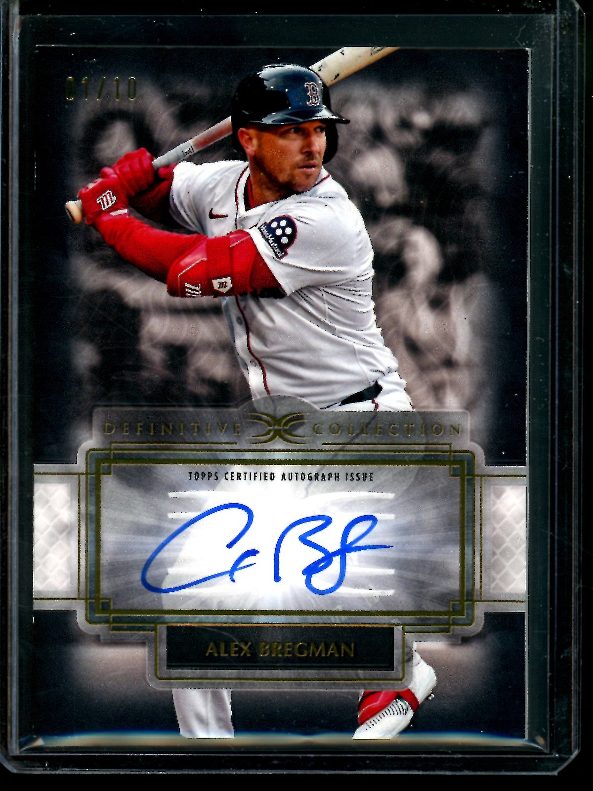 2025 Topps Definitive Alex Bregman Defining Images Autograph /10 Red Sox