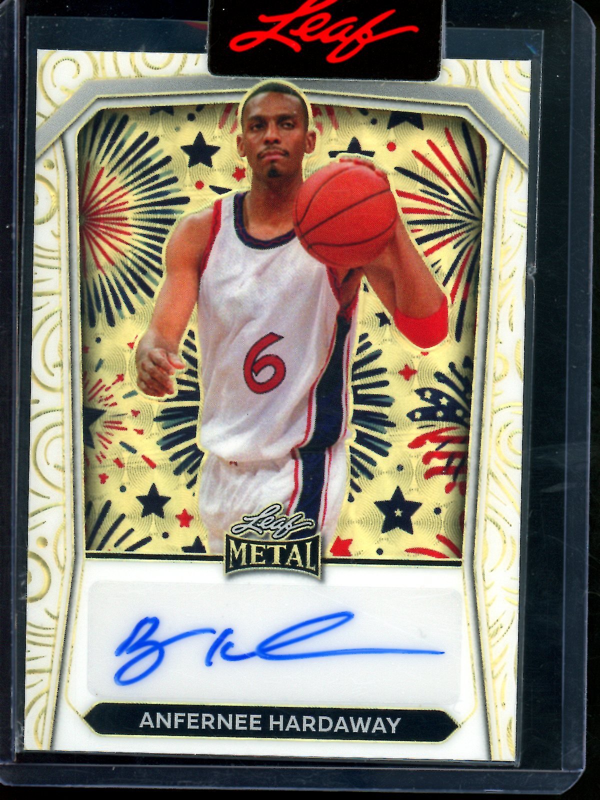 2024 Leaf Metal Anfernee Hardaway 1/1 Gold Vinyl Autograph Magic