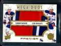 2025 Upper Deck Premier Connor McDavid / Leon Draisaitl Mega Duos Dual Relic Patch /25 Oilers
