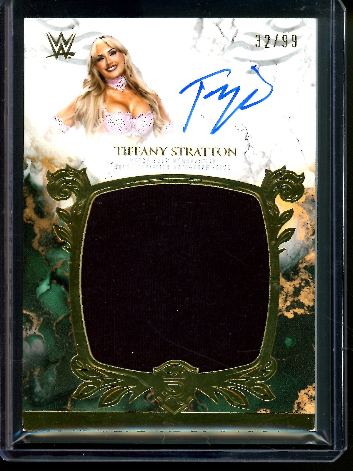 2025 Topps Royalty Tiffany Stratton Relic Autograph Card #RYA-TST /99