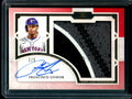 2025 Topps Definitive Fransisco Lindor Autograph Relic Card Red /5 Mets