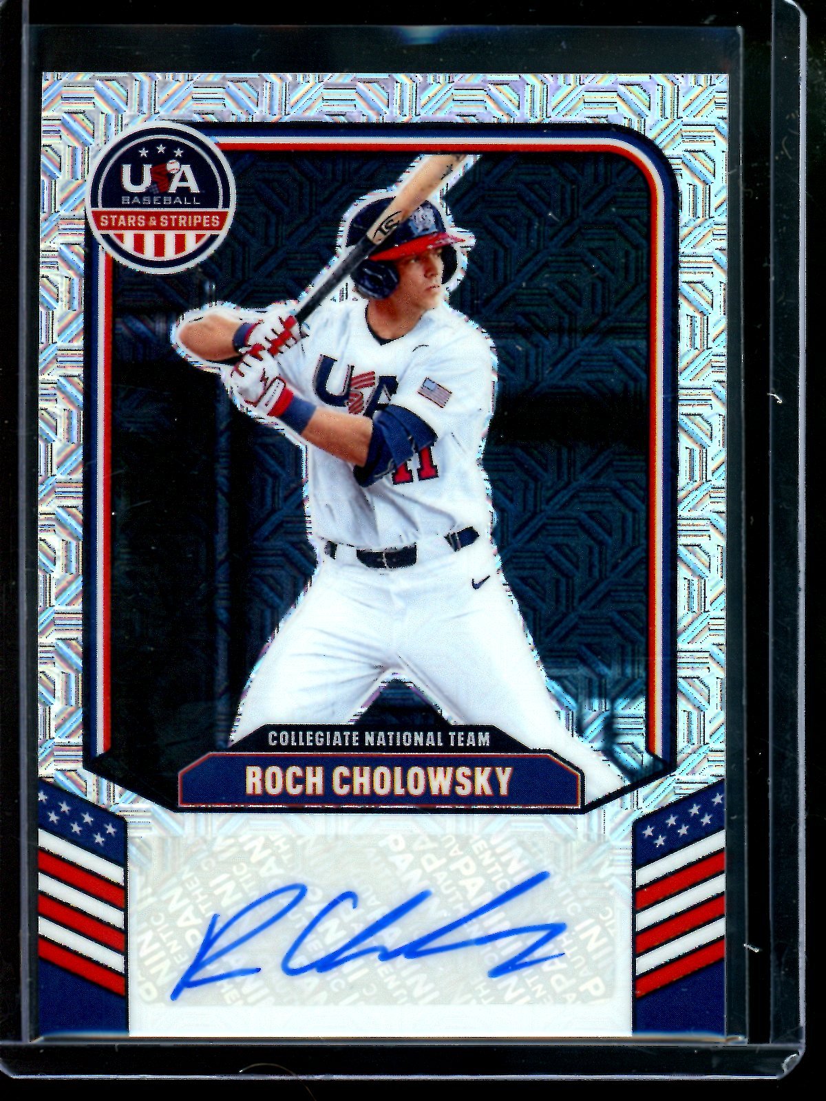 2026 Panini Stars and Stripes Roch Cholowsky Mojo Autograph /25