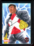 2025 Topps Deadpool Original Sketch Card Jason Sabol 1/1