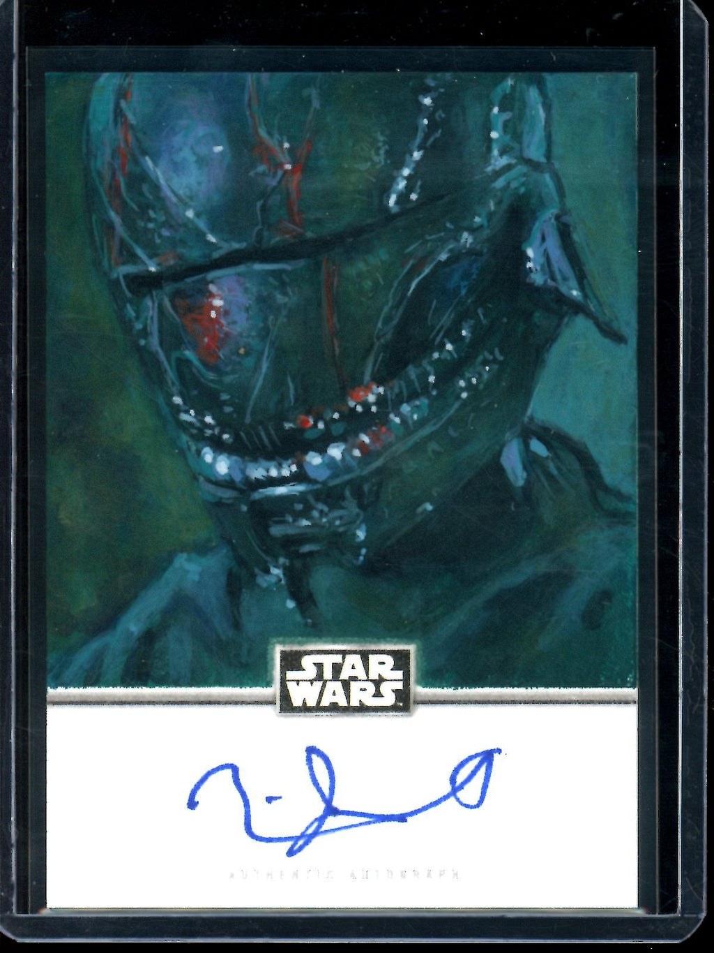 2026 Topps Star Wars Saga " The Stranger " 1/1 Sketchagraph Manny Jacinto / Steve Alce