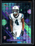 2025 Topps Finest Tetairoa McMillan Black Geometric Refractor Rookie /20 Panthers