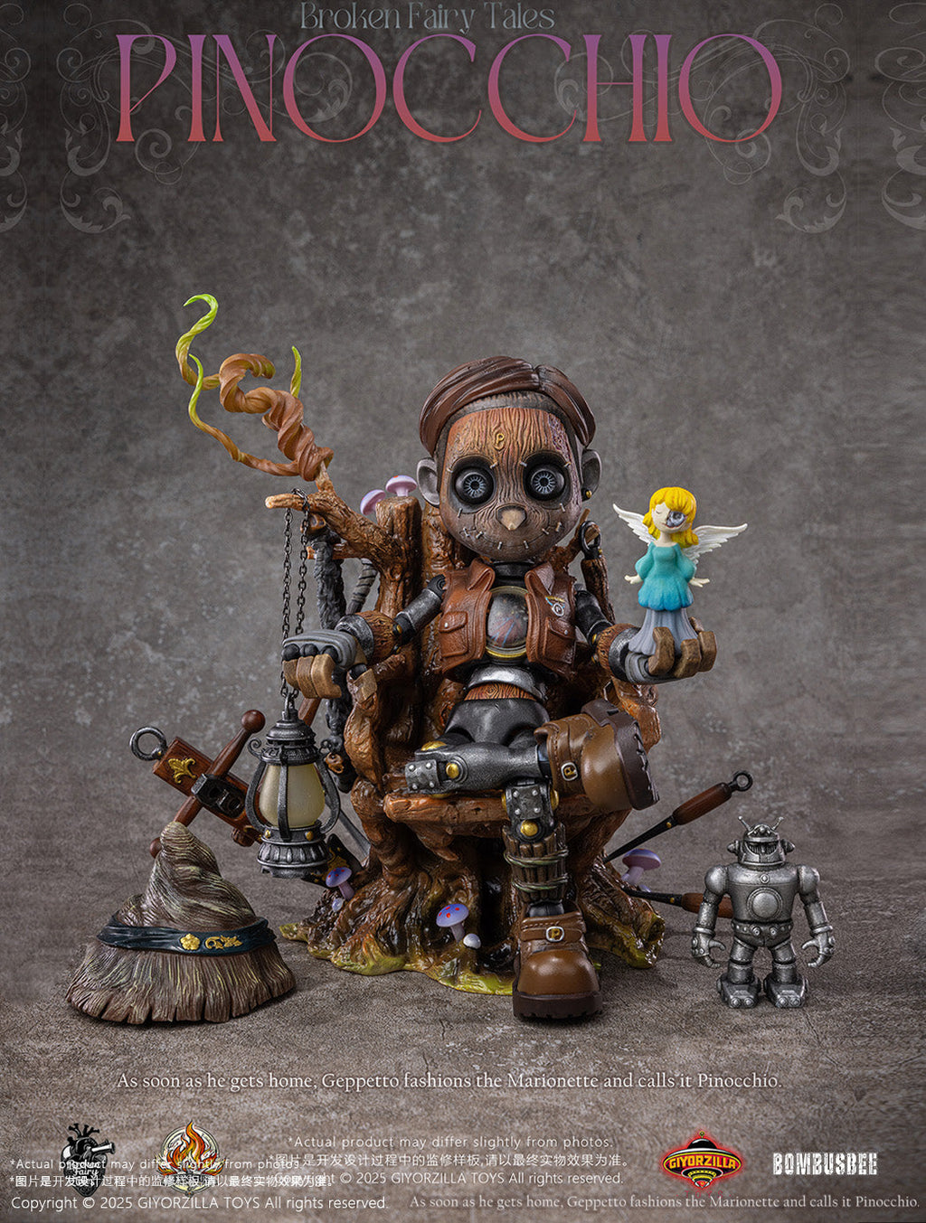 GIYORZILLA TOYS Broken Fairy Tales Pinocchio 1/6 Action Figure JAPAN OFFICIAL